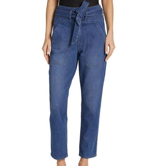 VERONICA BEARD LOGAN SLIM STRAIGHT EXTRA HIGH RISE SIZE 25 - Picture 1 of 5